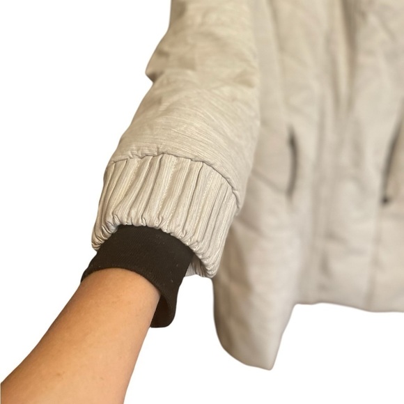 Oppenheimer Ladies Snow Parka Size Large Light Heathered Gray -Detach Hood - Picture 6 of 14